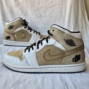 Nike Air Jordan 1 Retro Father's Day Tweed 325514-101 Size 10.5